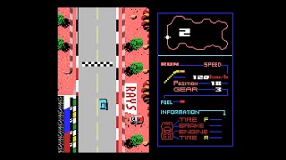MSX Game: A1 Spirit - The Way to Formula-1 (1987 Konami)