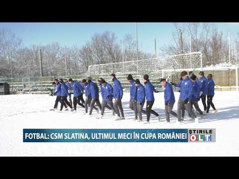 FOOTBALL CSM SLATINA LAST MATCH IN THE ROMANIAN CUP