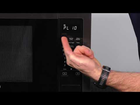 YouTube video about: How to change microwave power level?