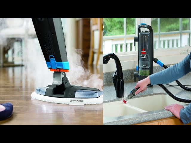 بيسيل ممسحة بخار ليفت اوف، ابيض/اسود- 23B6E