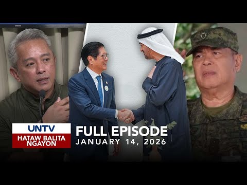 UNTV: Hataw Balita Ngayon | January 14, 2026