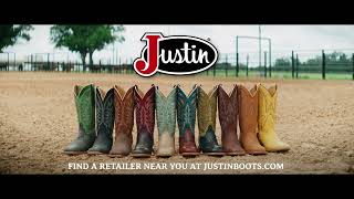 Justin Boots New Mens Cowboy Boots from Justin Boots - The CPX