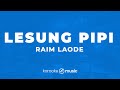 Lesung Pipi Raim Laode KARAOKE VERSION