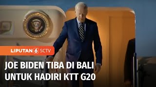 Download lagu Joe Biden Tiba di Bali untuk Menghadiri KTT G20 | Liputan 6 mp3