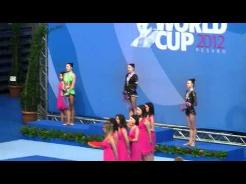 World Cup Pesaro 2012 - Award Ceremony Ball Final (Senior)