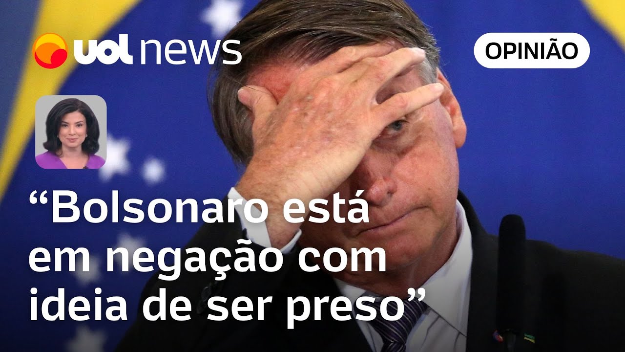 Bolsonaro está em negação, crê que não será preso e que cenário mudará até fim do processo | Landim