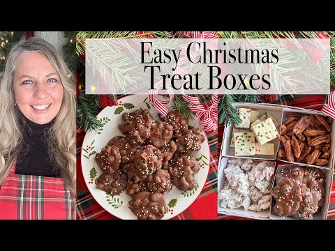 Christmas Treat Boxes | Easy Homemade Holiday Gifts Anyone Can Make