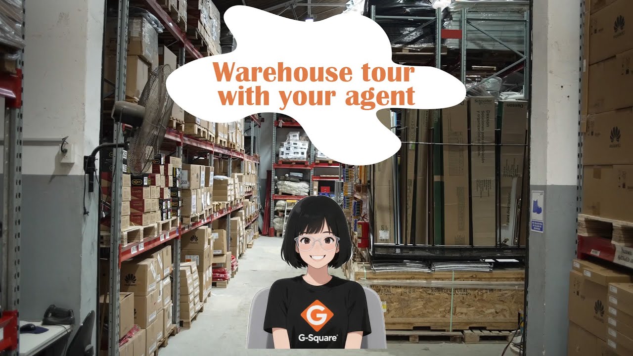 Warehouse tour with your agent