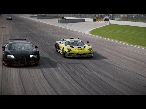 KOENIGSEGG AGERA RS DESTROYED BUGATTI VERYON SS OVAL CIRCUIT