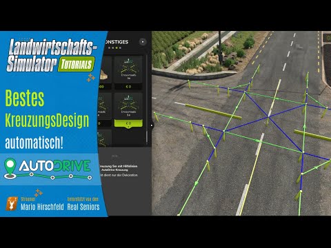 AutoDrive Tutorial #5 🚦 Kreuzungen bauen & anbinden! | LS25 Mod
