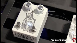 Video thumbnail for SNAMM '17 - Tomkat Pedals and Electronics Violet Muffer, Daydreamer, Ripper & Killer Demos by Premier Guitar