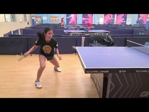 Butterfly Training Tips with Bella Xu - Side To Side Footwork Movement For The Forehand Loop
