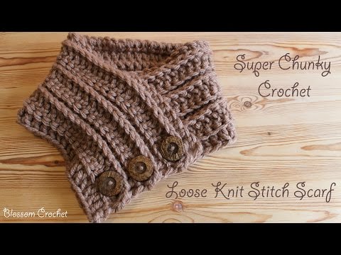 Super chunky crochet - Easiest & Fastest Knit Stitch...