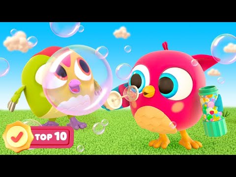 HopHop die Eule. TOP-10 Cartoons für Kleinkinder