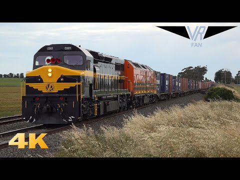 C501 on the Dooen Freight: Australian Trains in 4K