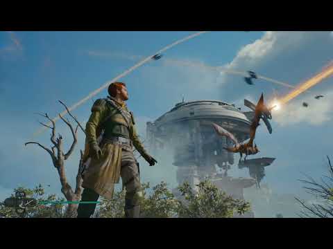 STAR WARS Jedi Survivor:  Vulture droids vs Tie Fighters