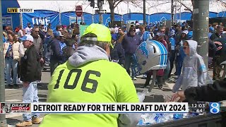Detroit hosts NFL Draft day 2024