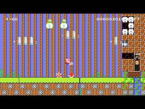 Super Mario Maker - Pop Star (BOSS): Thorny Woods [Kirby's Dark Galaxy lv  4]