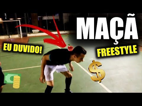 FAZER FREESTYLE COM UMA MAÇÃ!!! - EU DUVIDO #19