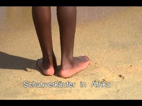Schuhverkäufer in Afrika