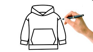 How to Draw a Hoodie (TUTORIAL)
