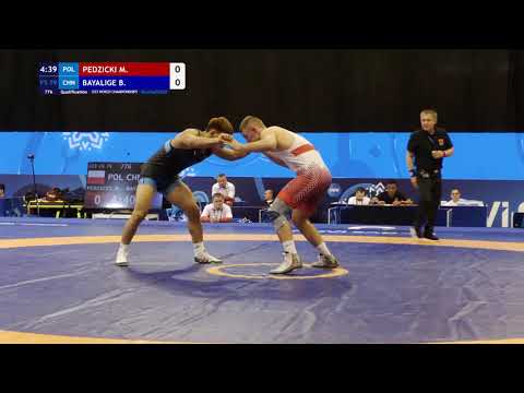 FS 79KG Qualification | Mateusz Pedzicki (Pol) Vs Bayalige (Chn) | U23 World Championship 2025
