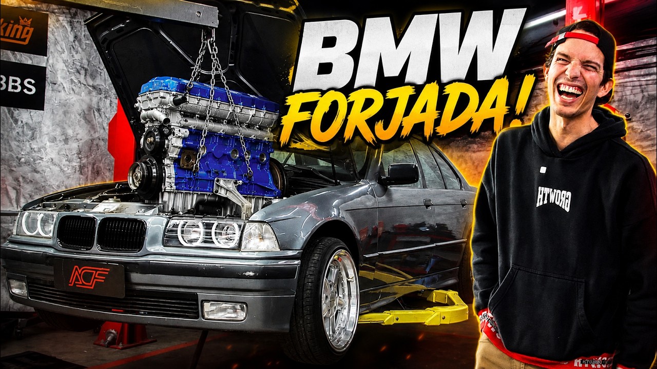 TROCAMOS O MOTOR DA BMW E36 DE DRIFT DO MAUMAU! AGORA É FORJADA!!!