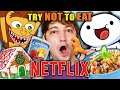 Try Not To Eat Netflix Ft James Rallison Bojack Horseman OddBalls Big Mouth People Vs Food