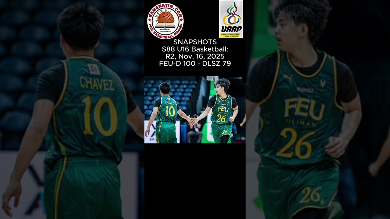 Snapshots: U16 Basketball - FEU 100 - DLSU 79