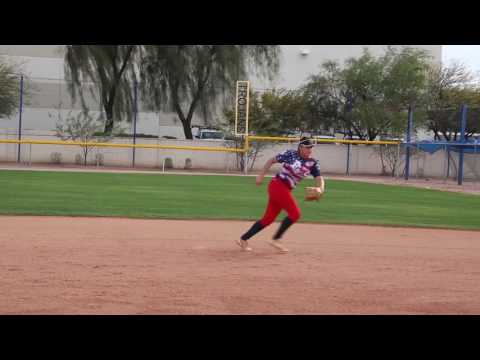 Mercedes Silva Softball Skills Video