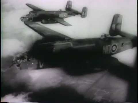 Huge Air Fleets Bomb Nazi War Plants In Europe (1944)