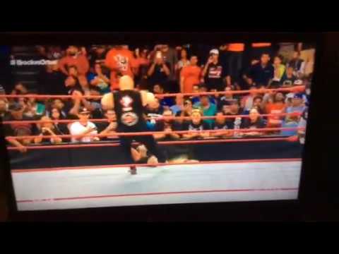 Brock Lesnar Destroys Heath Slater