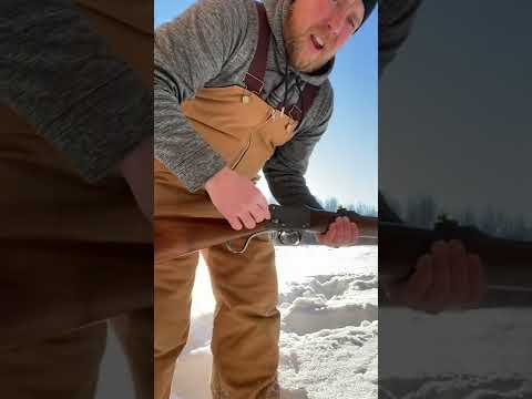 W W greener maker English police shotgun 45-70. One of a kind!