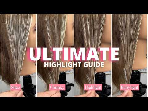 8 Foil Highlight Techniques You Need to Know: Slicing, Weaving, Babylights & More! #foilhighlights