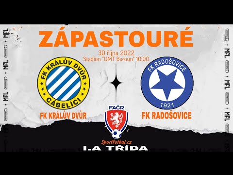 FK Králův dvůr х FK Radošovice. I.A TŘÍDA