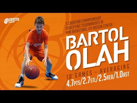 Bartol Olah // Highlights sa 3. kvalifikacijska turnira PH u mini košarci U11