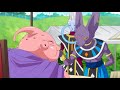 DBZ Battle Of Gods Movie Majin Buu Fight Beerus Over Pudding FUNNY MOMENTS
