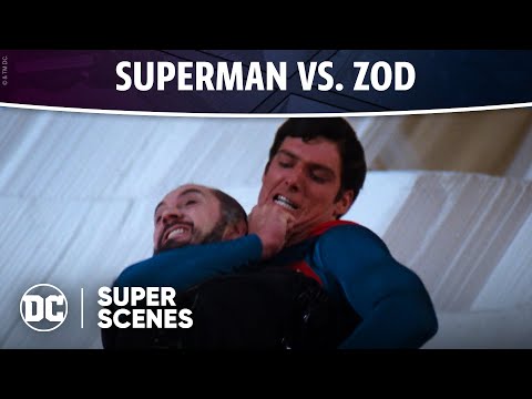 Thumbnail of the video: DC Super Scenes: Superman vs. Zod