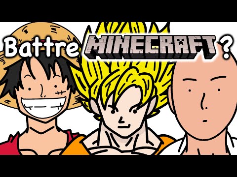Simplement Raconté - Which Anime Character Beats MINECRAFT the Fastest?