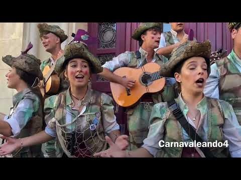 Comparsa A los pies de la Caleta (Pasodoble Gorgorean las gaviotas) - Domingo de Carnaval