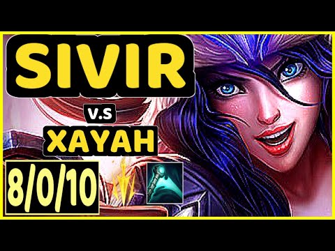 HJäRNAN (SIVIR) vs XAYAH - 8/0/10 KDA BOTTOM ADC GAMEPLAY - EUW Ranked GRANDMASTER