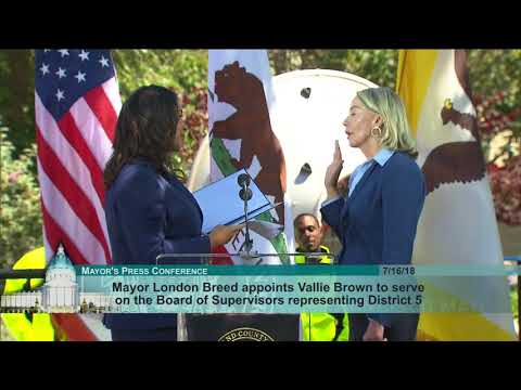 Mayor London Breed Appoints Vallie Brown as District 5 Supervisor