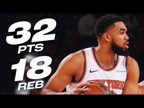 Karl-Anthony Towns' MONSTER 32-PT DOUBLE-DOUBLE! | February 20, 2025