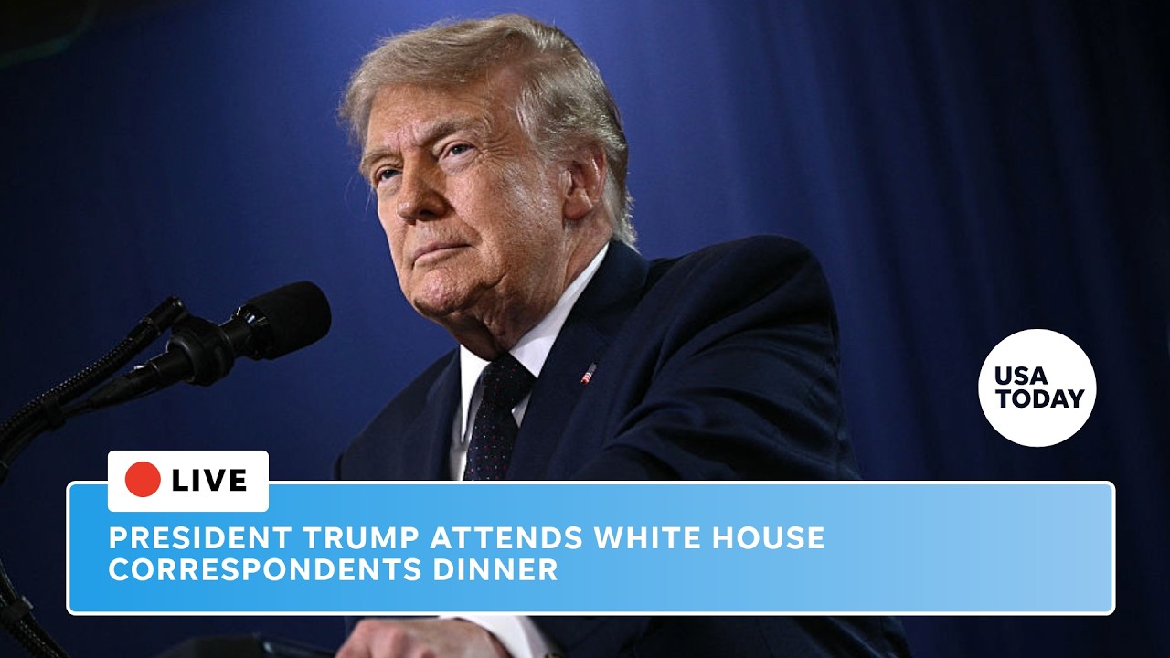 Live: Trump attends White House Correspondents dinner