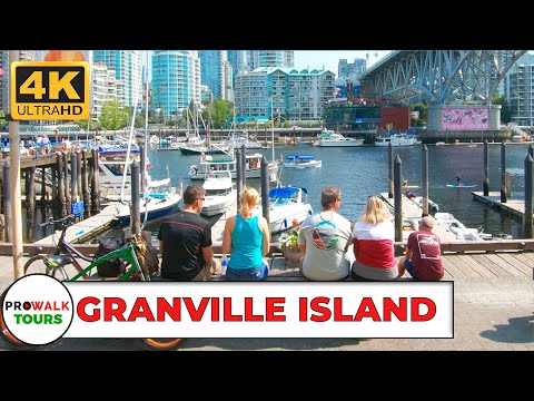 Granville Island Public Market -Walking Tour - Vancouver B.C. with Captions