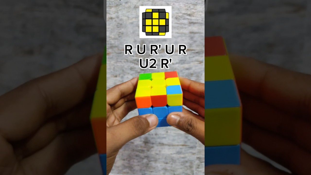 🤯How to solve Rubik's cube in fish OLL cases #shorts #cube #rubikscube #solve