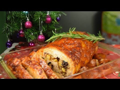 Lomo de Cerdo Relleno Adobado: Recetas De Navidad