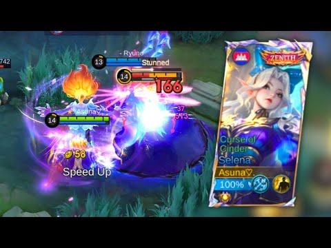 The Most beautiful Selena ZENITH Skin Gameplay!! Selena Roam 😈