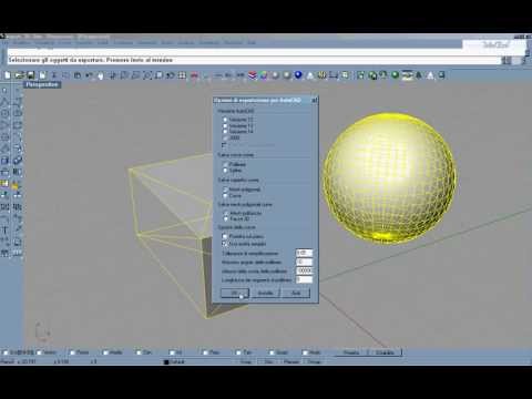 Video corso 3D Studio Max 8 _05 da Rhinoceros a 3DS Max