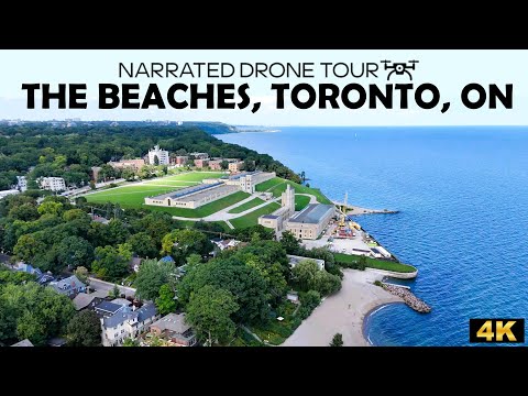 🌊 Soaring Over The Beaches, Toronto! | 4K Drone Footage with DJI Mini 4 PRO 🚁